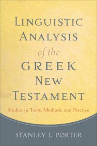 linguistic analysis of the greek new testament book cover