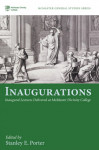 book cover of inaugurations