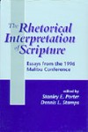 the rhetorical interpretation of scripture book cover